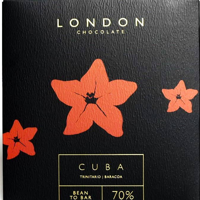 Cuba Trinitario Chocolate Bar for wholesale by London Chocolate