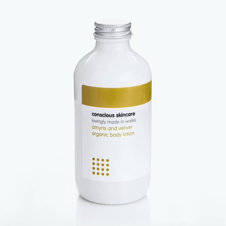 Amyris and Vetiver Organic Body Wash for wholesale by Conscious Skincare