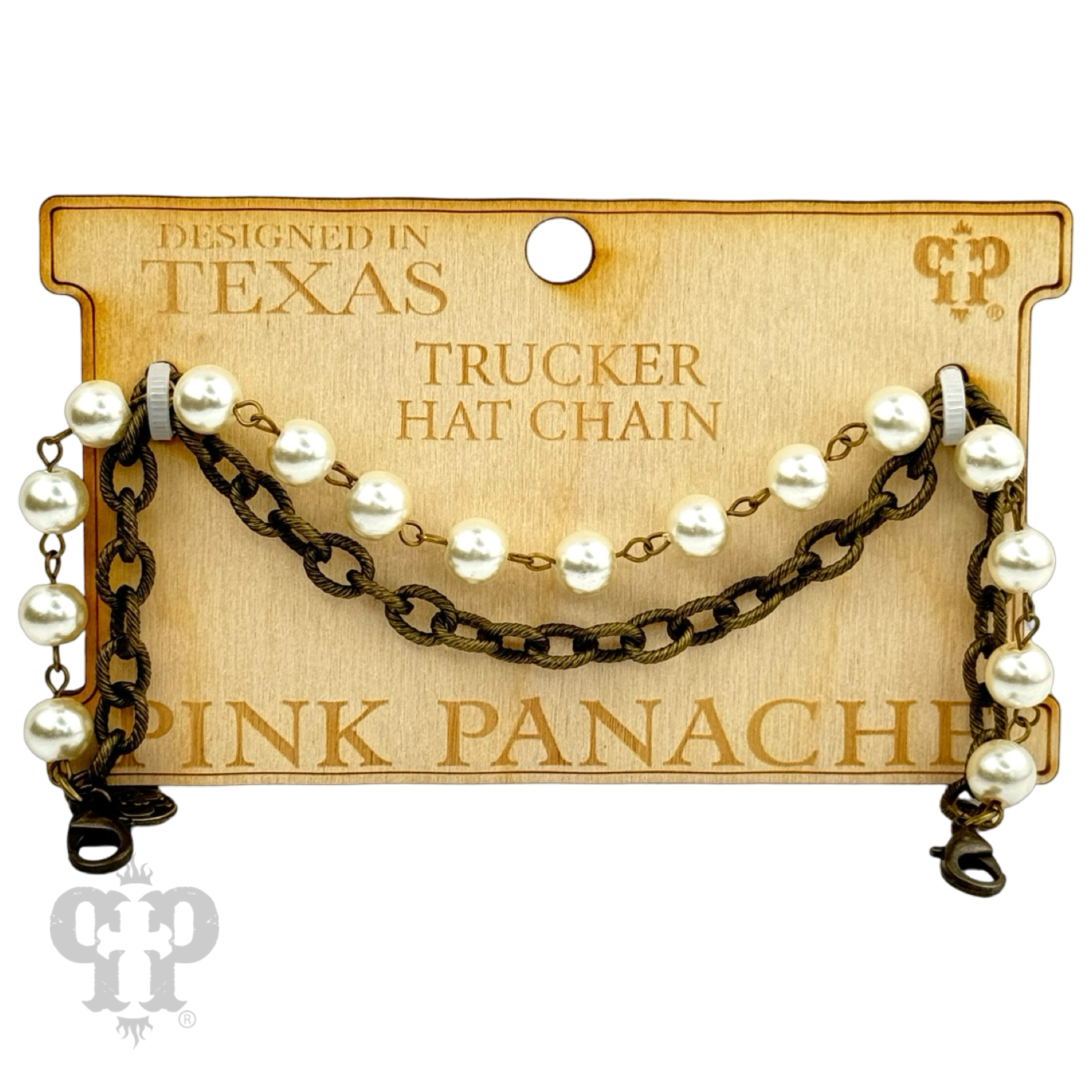Pink Panache Brands - Wholesale Hat Accessory - Women's - Trucker hat double chain decoration7