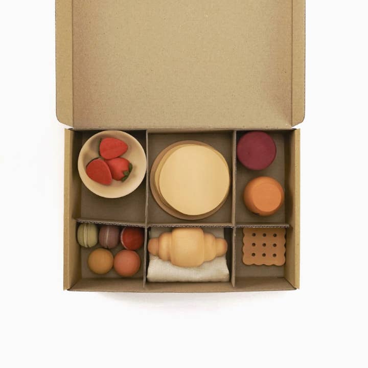 SABO concept - Wholesale Toy Set - Kids - Wooden Play Food Set | Desserts