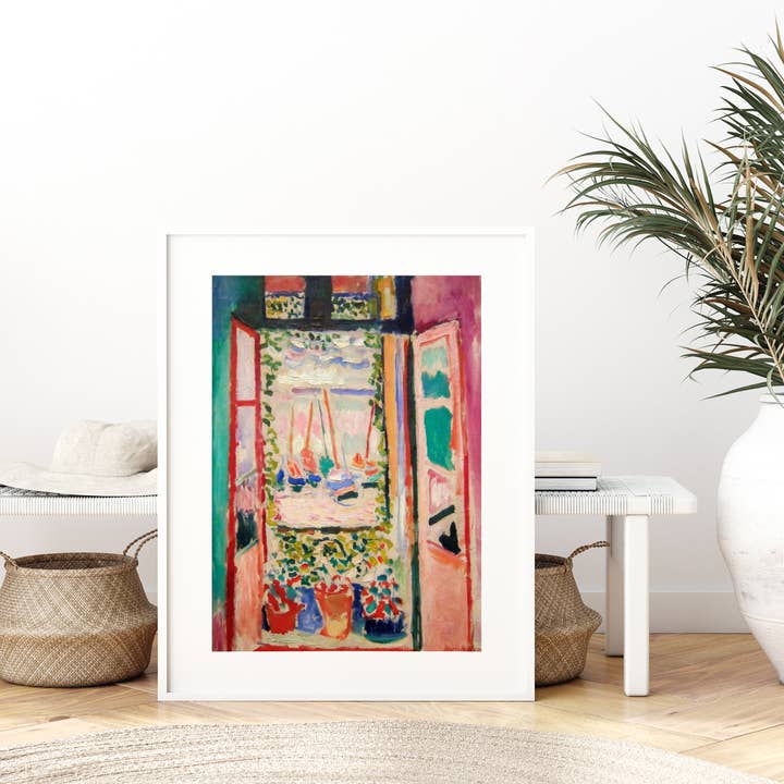 Sugar & Canvas - Vendita all'ingrosso Stampa artistica - Matisse «La finestra aperta», 1905, dipinto e stampa artistica, M1363