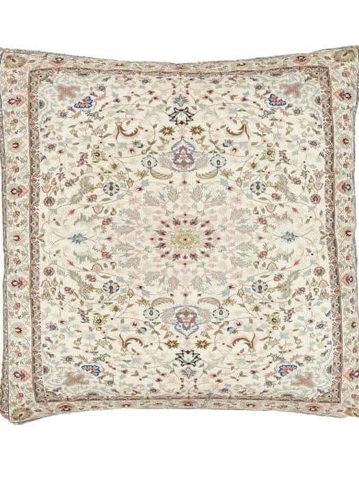 Cojín Vintage de Chenilla Beige – 45x45 cm para venta al por mayor de THE RUGS