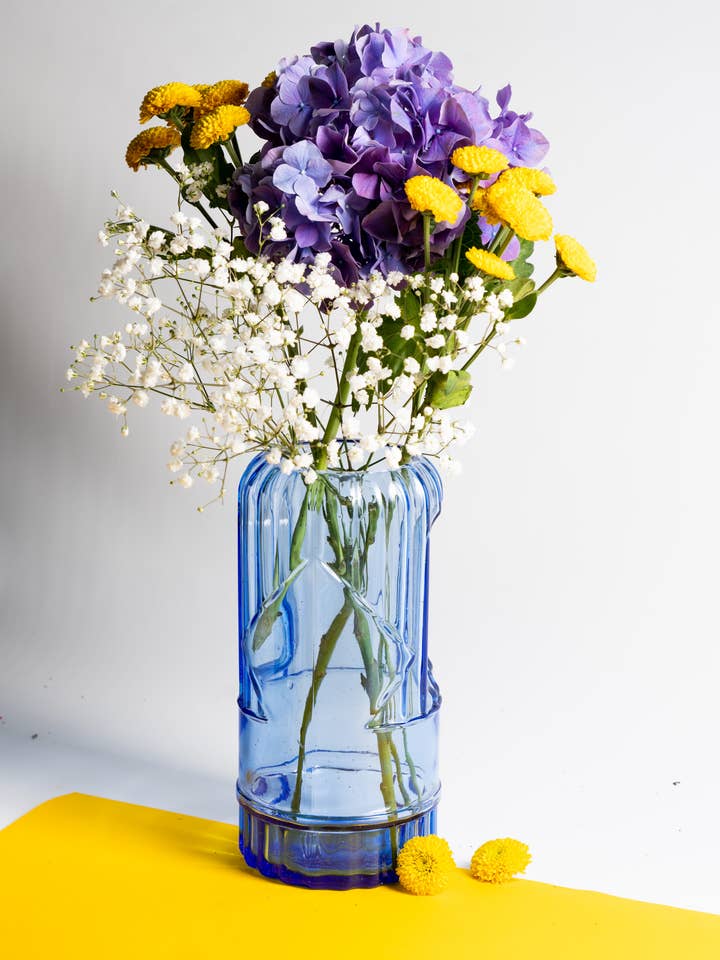 THE BLUE “GINO” VASE SOLD INDIVIDUALLY (CITADEL GIN) for wholesale by CULO
