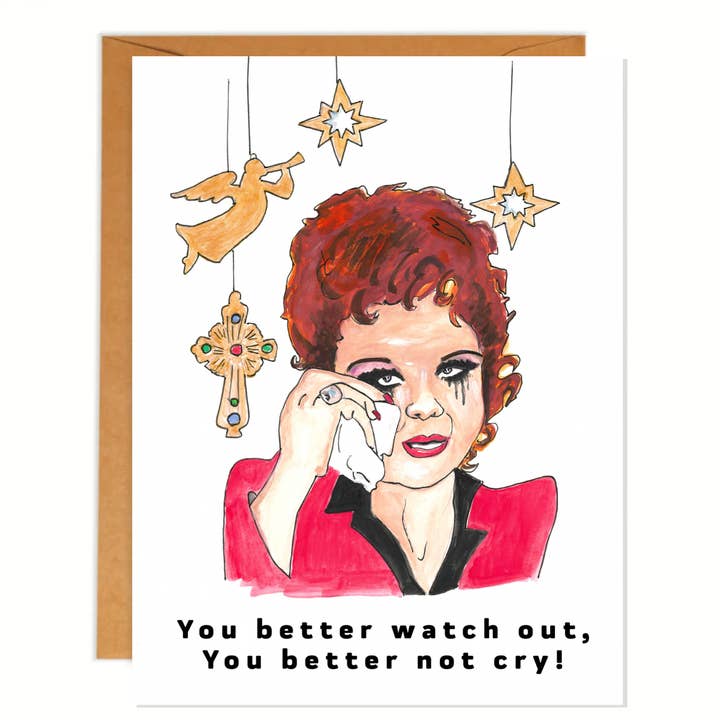 Tammy Faye Weihnachtskarte für den Großhandel von Kitsch Culture