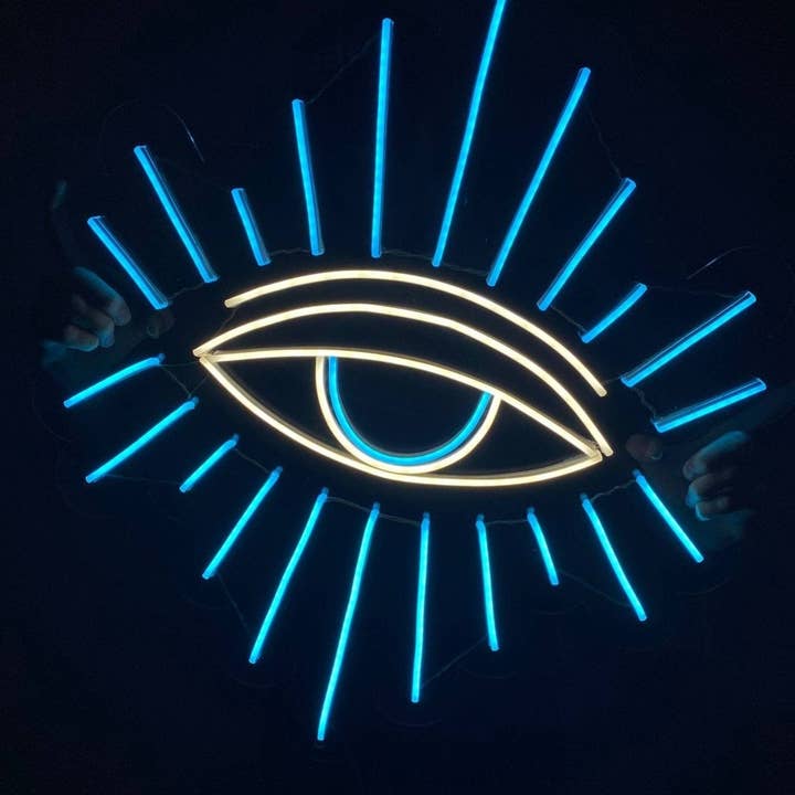 Insegna al Neon Occhio per la vendita all'ingrosso da parte di CityNeon