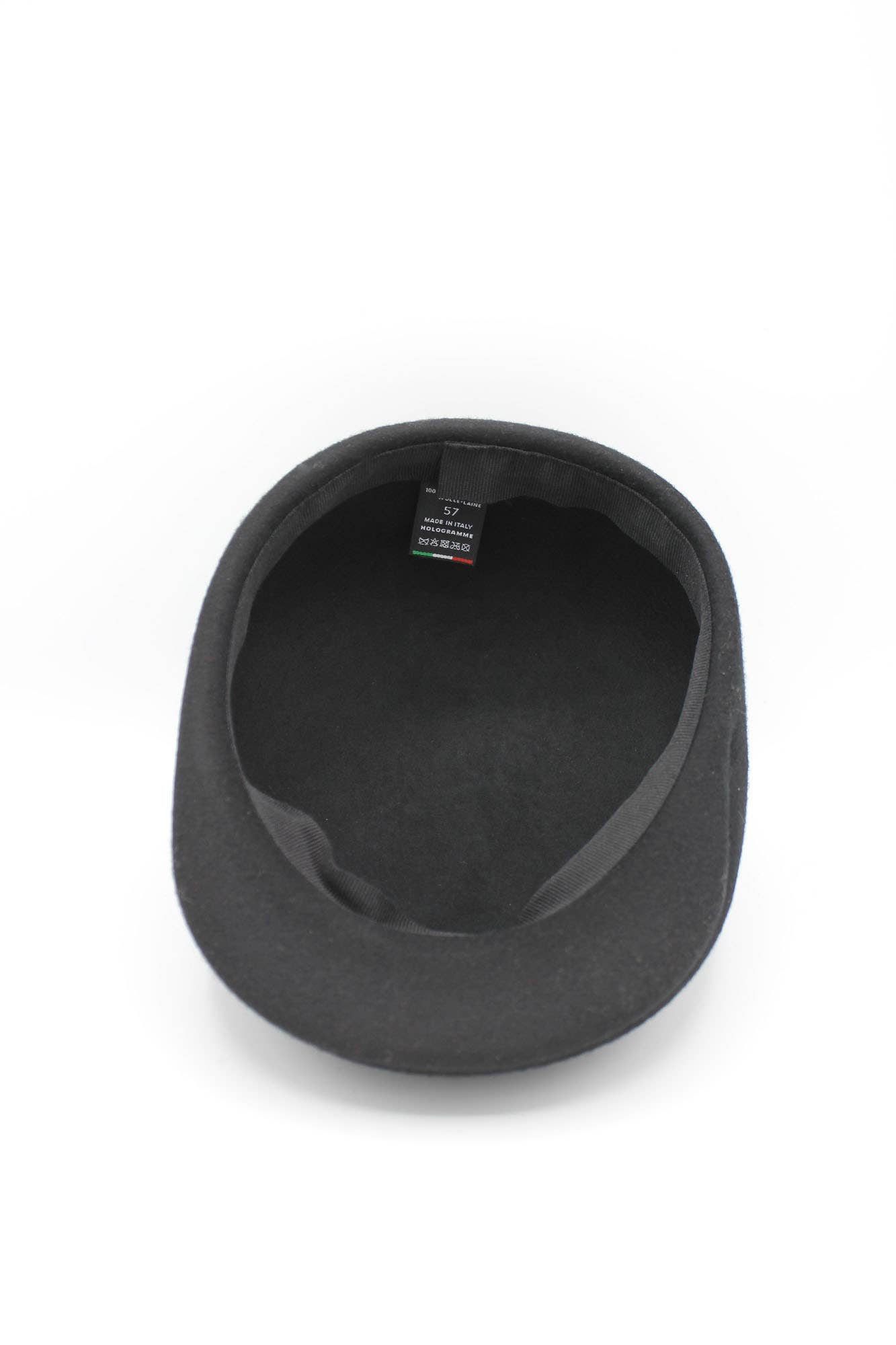 Hologramme Paris – Engroshandel Newsboy/schoolboy hat - Unisex – Klassisk italiensk ensfarvet uldhue med kuppelform4