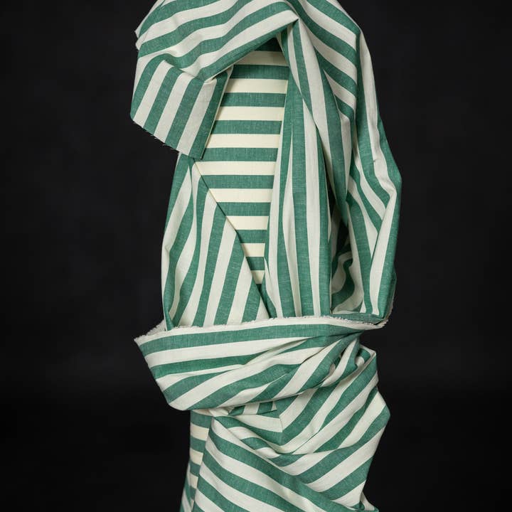 Merchant and Mills – wholesale Fabric – Giardino Cotton/Linen Stripe0