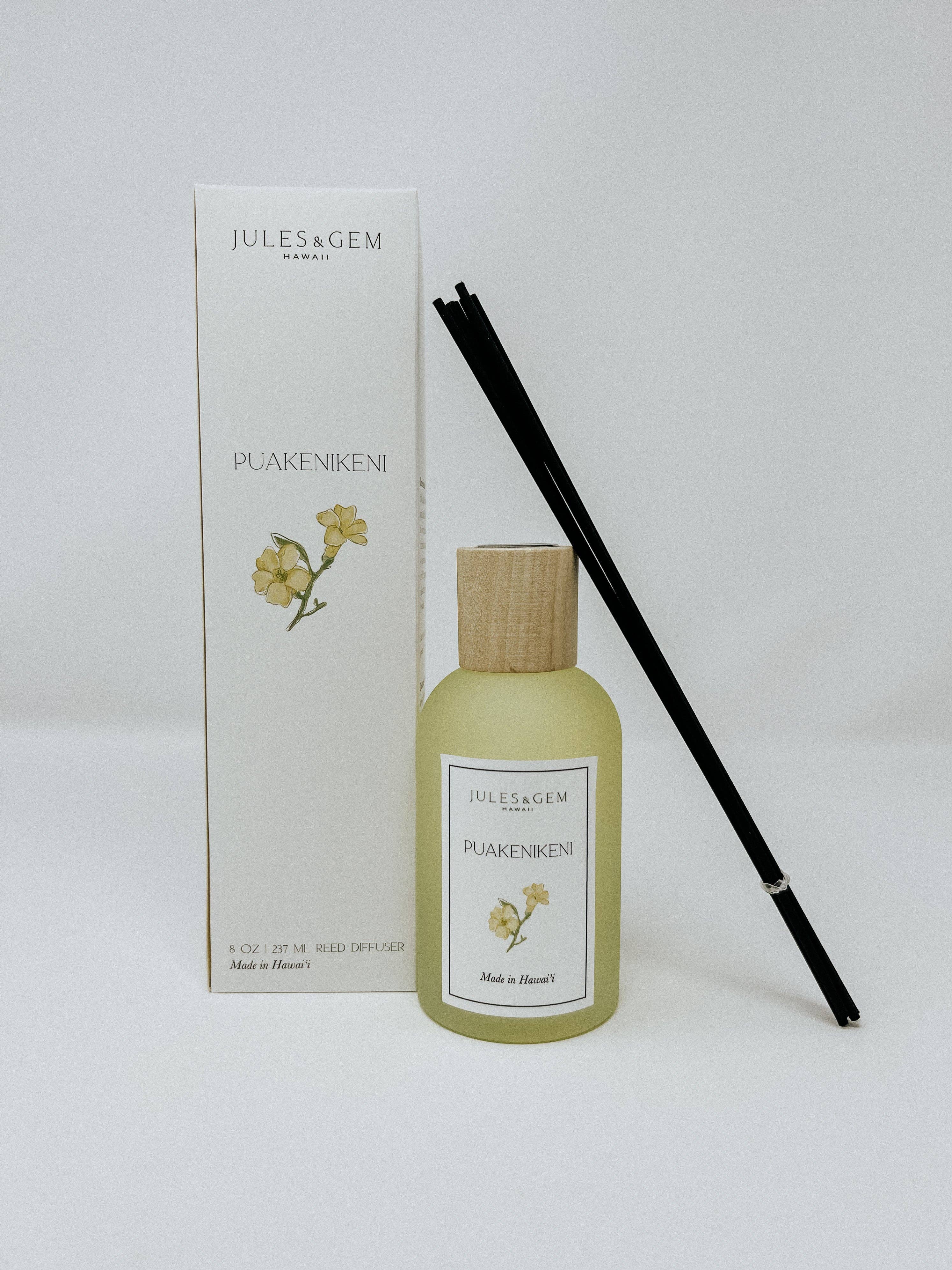 Jules and Gem Hawaii - Wholesale Reed Diffuser - Puakenikeni Reed Diffuser3