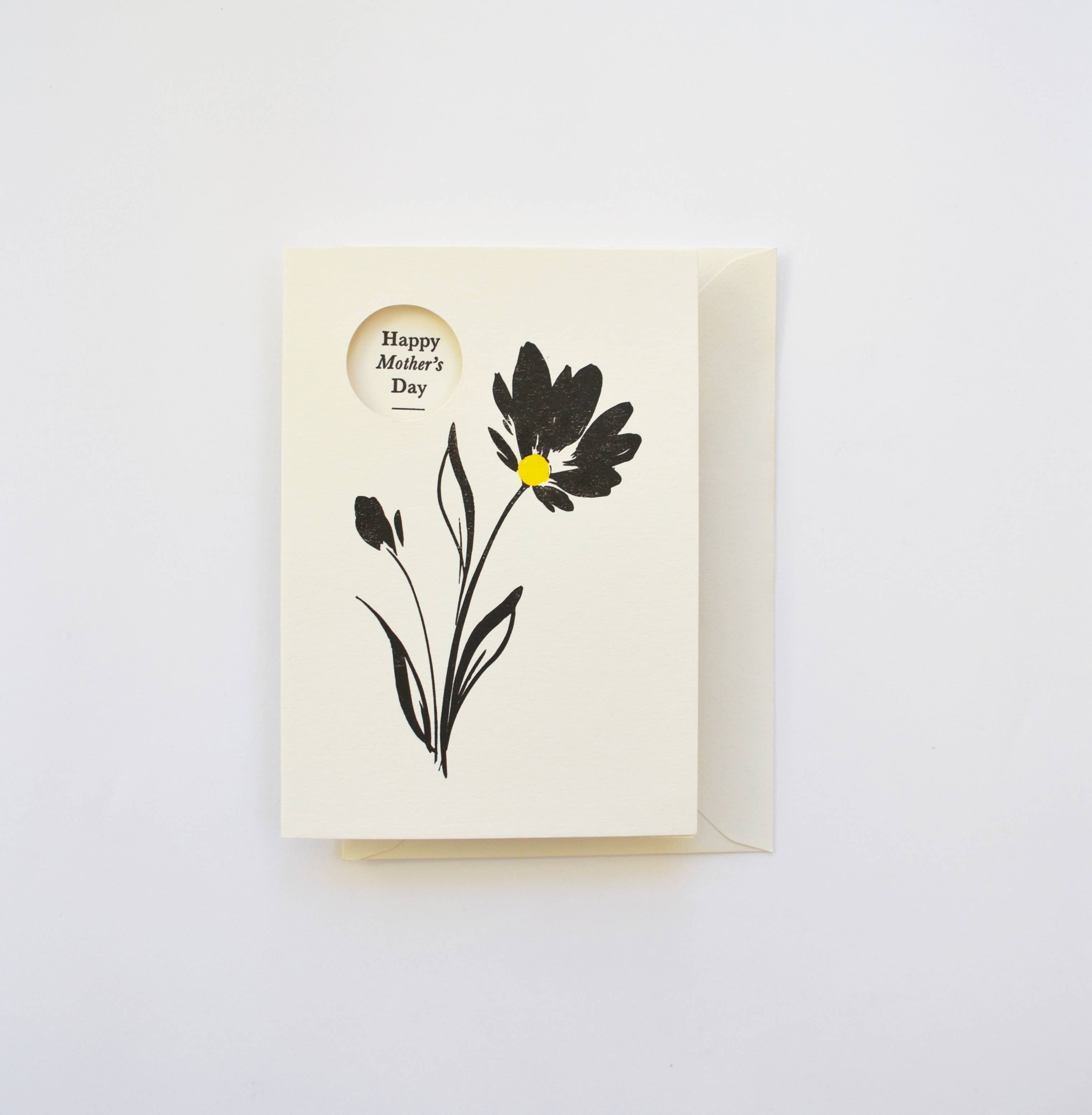 Alex & Olive - Wholesale Mother's Day Card - Floral Mother's Day Handcrafted Card - Letterpress Printed 3