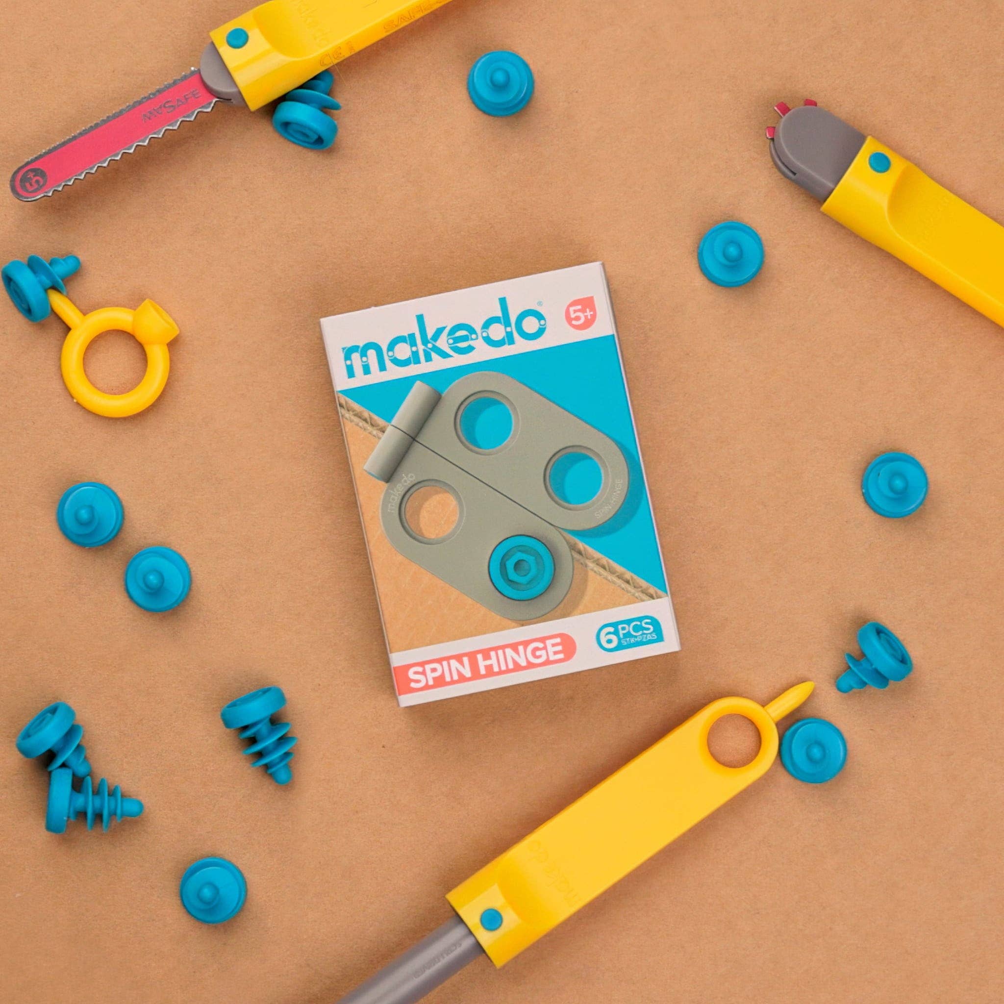 Makedo - Wholesale DIY Craft Kit - Kids - Spin-Hinge3