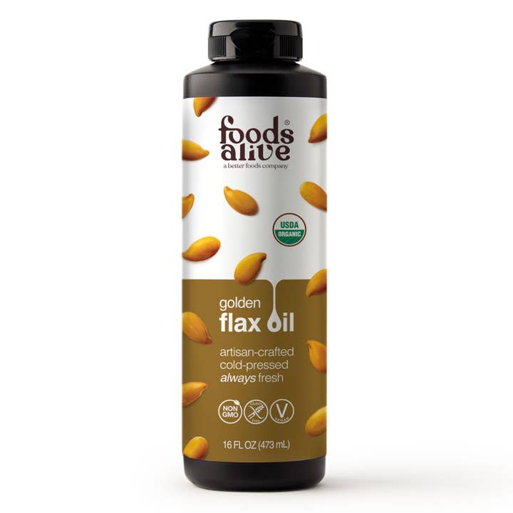 Foods Alive - Wholesale Oral Supplement/Vitamin - Gold Flax Seed Oil - Artisan Cold-Pressed, Organic6