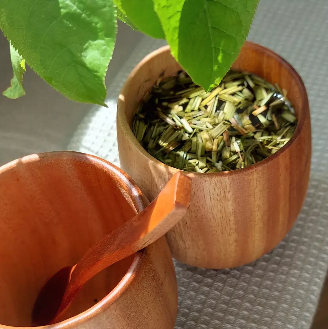 Khaya Woodware - Wholesale Coffee/Tea Cup - Khaya Wood - Japanese-style Tea Cup - Handmade - Eco-friendy3