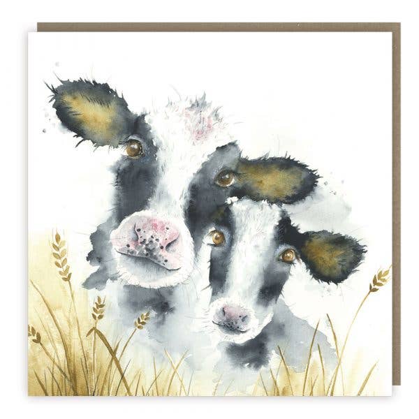The Milk Maids Greeting Card (Pack of 6) for wholesale by Love Country