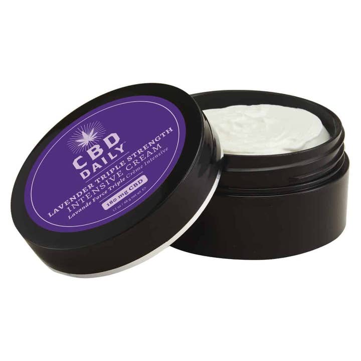 CBD Daily Intensive Cream Triple Strength Lavender for wholesale by Earthly Body