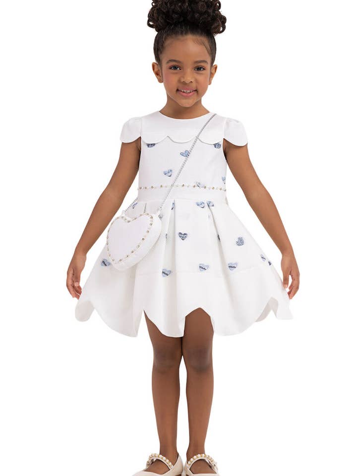 Blue formal dress 33267PR for wholesale by Lara Kids