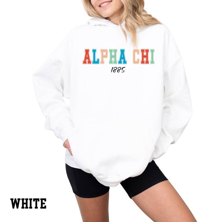 Sudadera con capucha vintage de hermandad universitaria para venta al por mayor de Kite and Crest