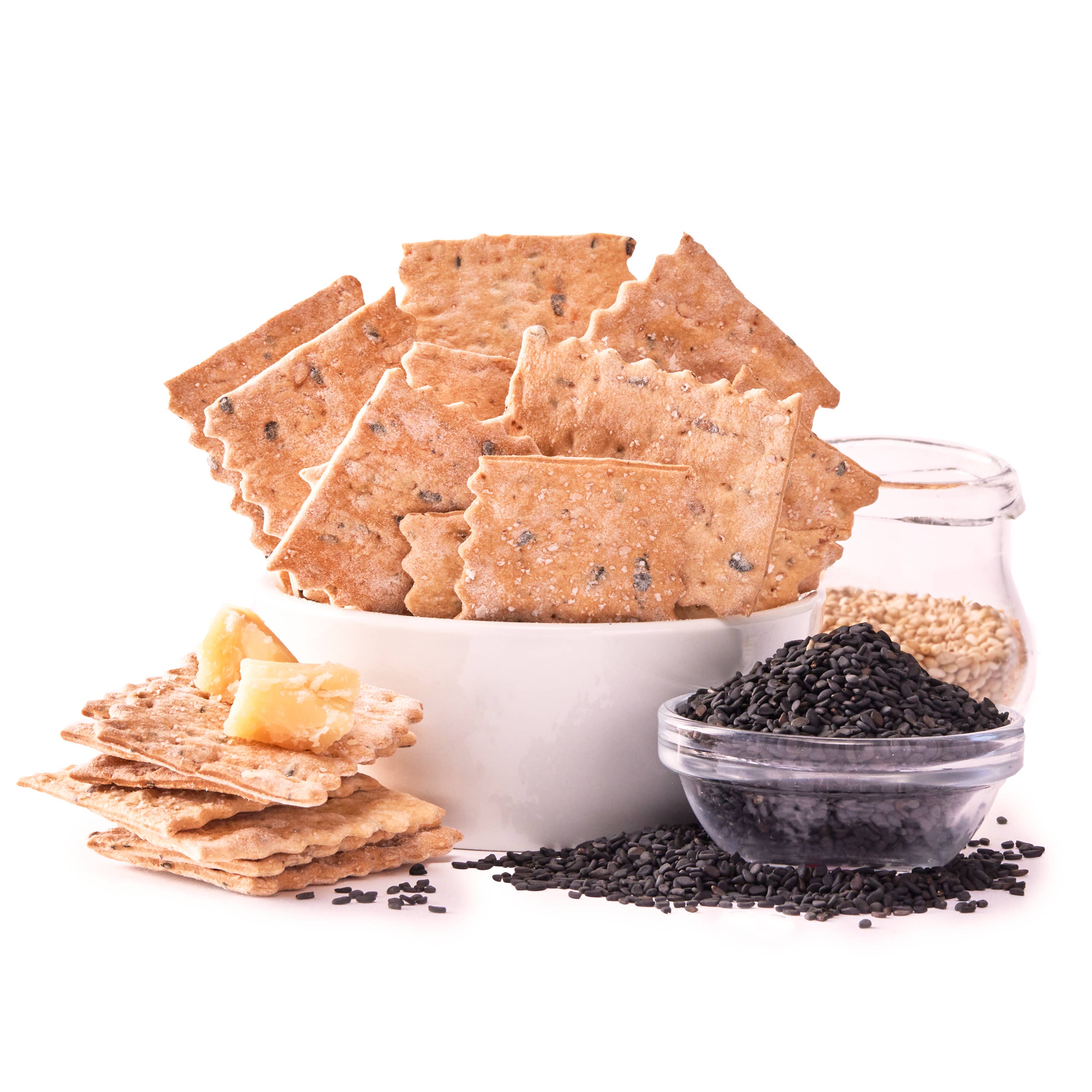 Rustic Bakery - Vente Biscuit salé - BITES - Boîte de sésame noir et blanc 12/caisse2