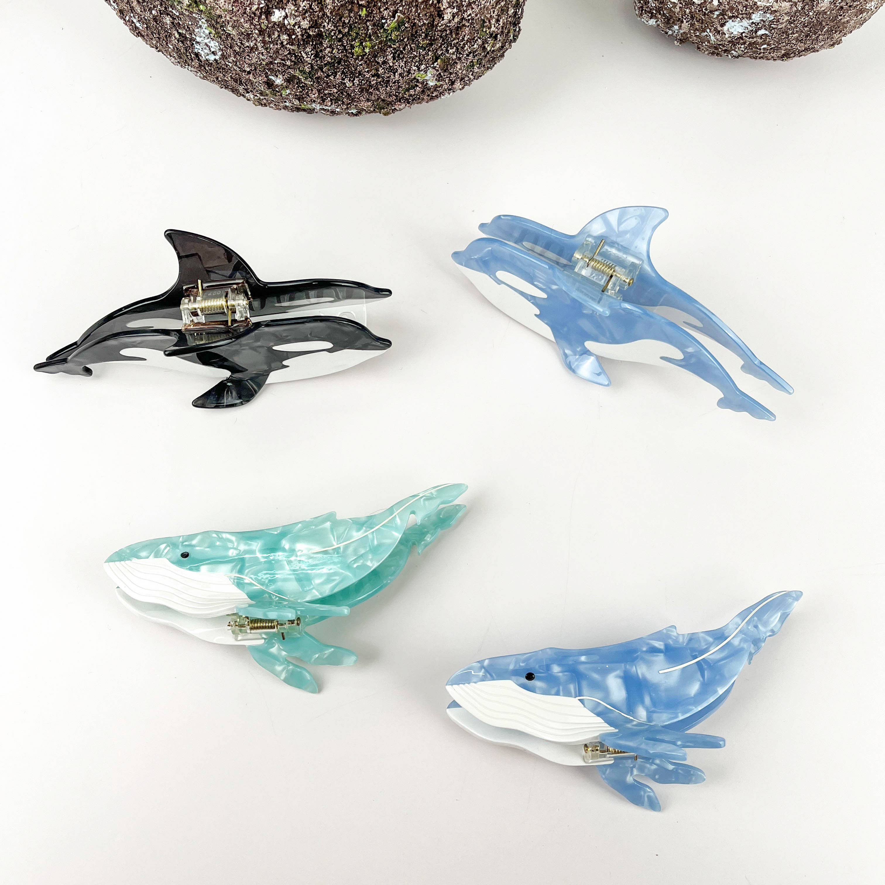 mildstyles - Wholesale Hair Clip - Women's - Tiger Shark and Whale Acetate Hair Claw Clip6