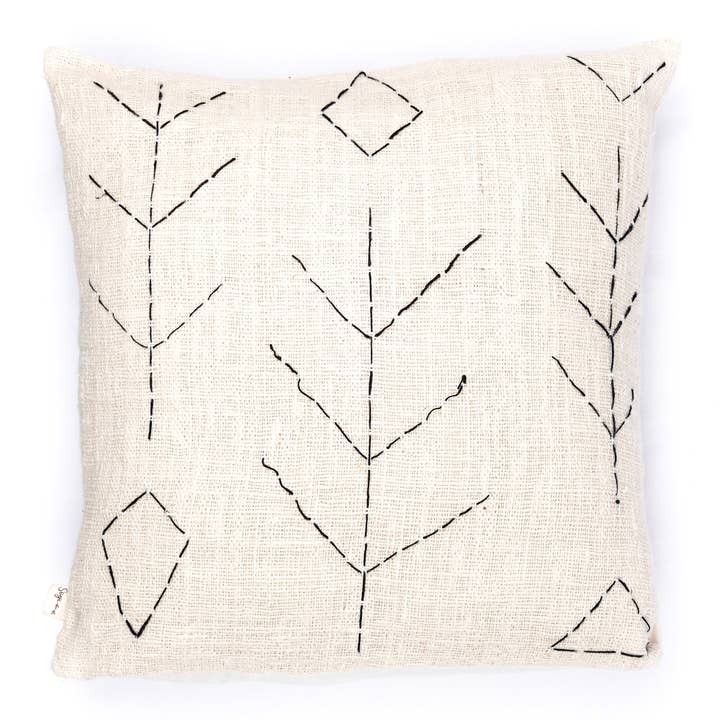 Soeji - Vendita all'ingrosso Fodera cuscino decorativo - Fodera per cuscino bianco 40x40 cm/50x50 cm SERAJA in cotone