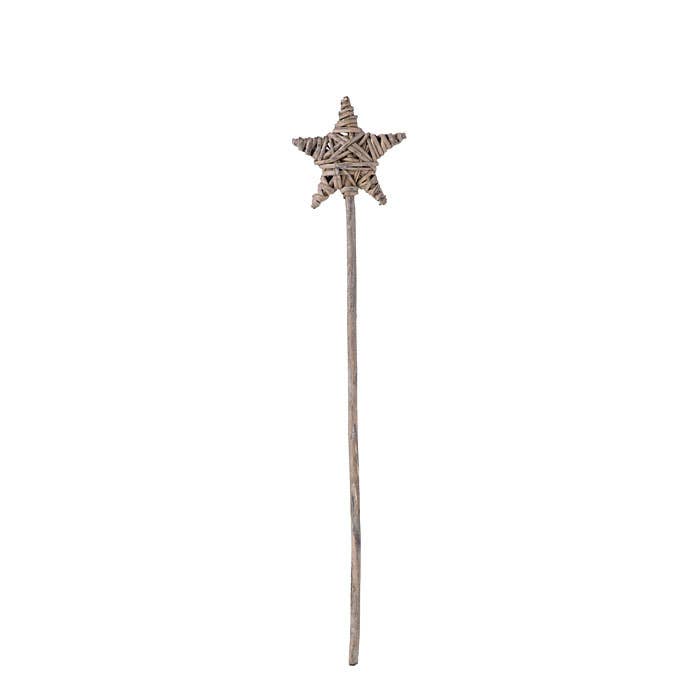 Fiorirà un giardino - Wholesale Prank/Gag Gift - Magic wand star stick gray color h 35 cm0