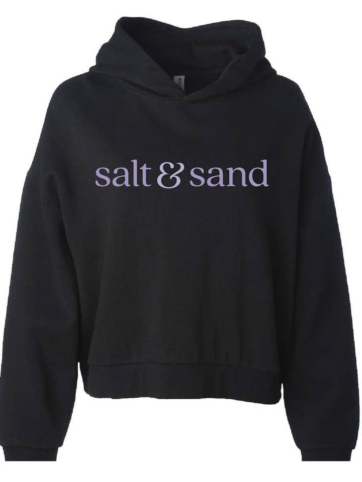 Chandail à capuchon California Wave Wash Sunday pour femmes/Noir/Été pour la vente par Salt & Sand