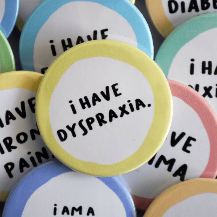 Fynedesignshop - Wholesale Lapel Pin/Button - Hidden disabilities badges - Collection III - Neurodiversity