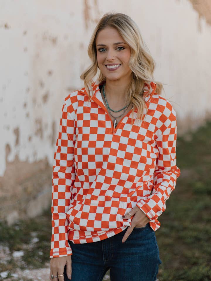 Pep Rally Pullover - Orange for wholesale by Sterling Kreek