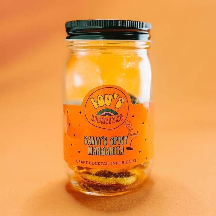 Kit à cocktail en pot Sally's Spicy Margarita | Lou's Libations pour la vente par Lou's Libations