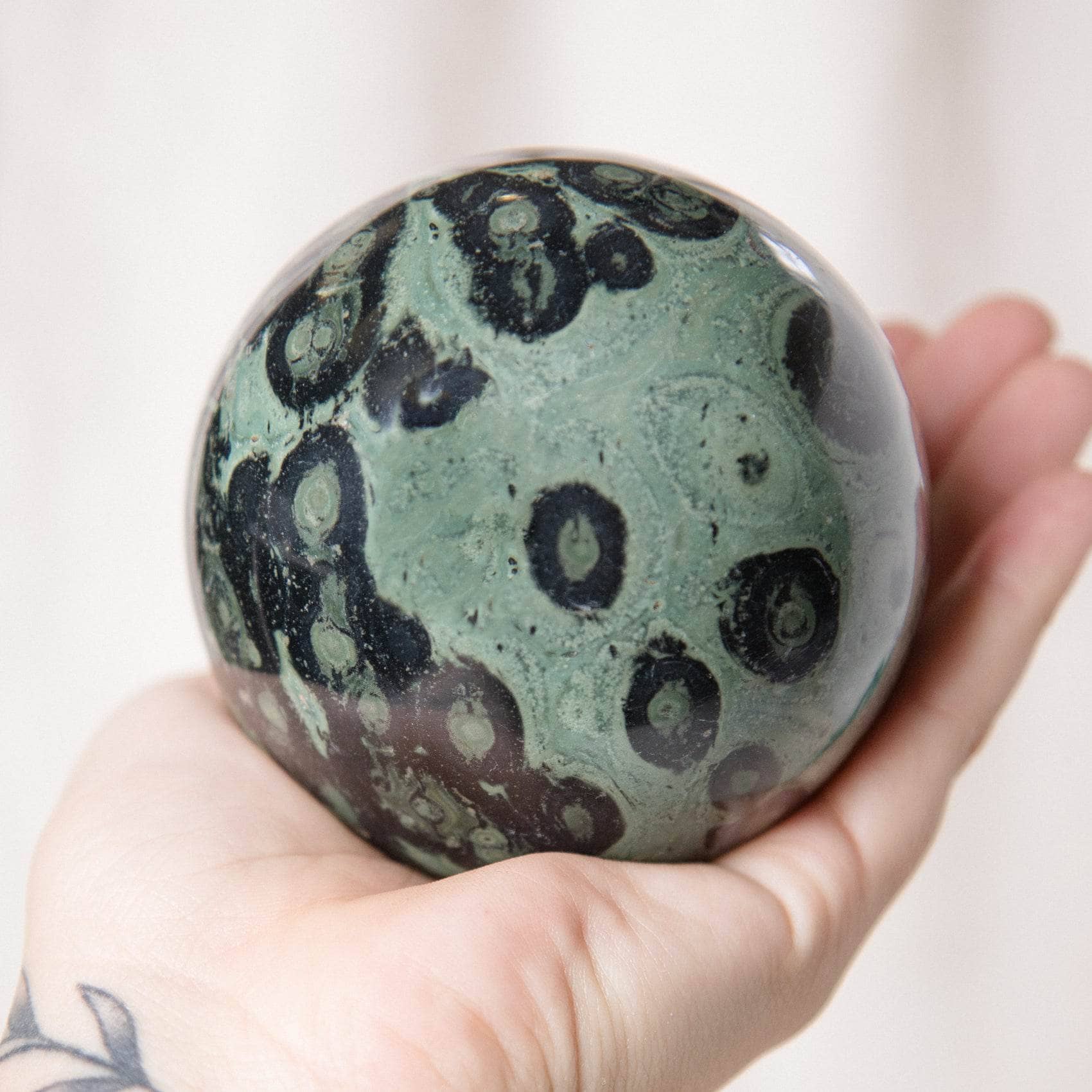 Tiny Rituals - Wholesale Spiritual Stone/Crystal - Kambaba Jasper Sphere - AAA Premium Quality8