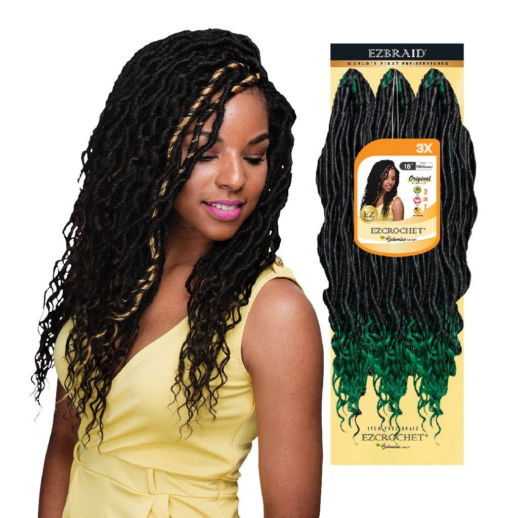 EZBRAID UK - Wholesale Hair Extensions - Bohemian LOCS 18" - 3X VALUE14