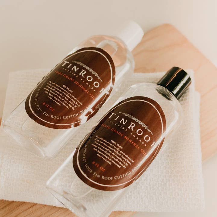 Tin Roof Kitchen & Home - Wholesale Wood Butter - Tin Roof Food Grade Mineral Oil1