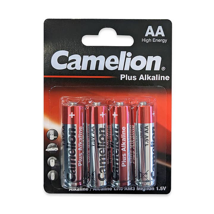 Camelion AA Alkaline Plus Blister Pack of 4 for wholesale by Camelion Battery