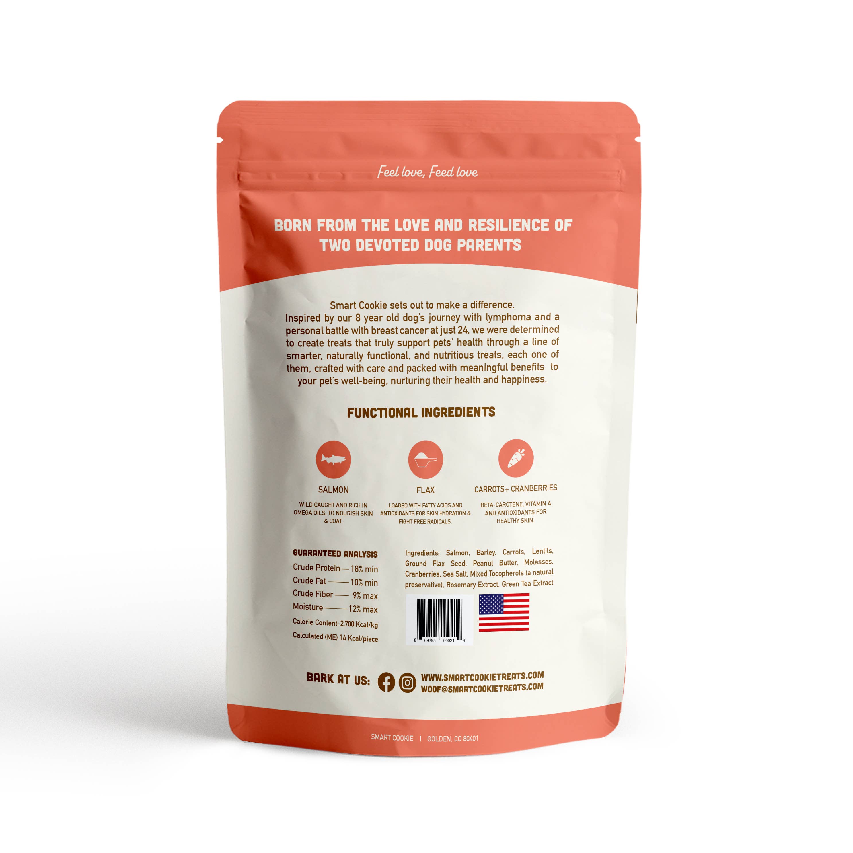 Smart Cookie Barkery - Wholesale Pet Treats - Dog - Skin and Coat Salmon Dog Treat2