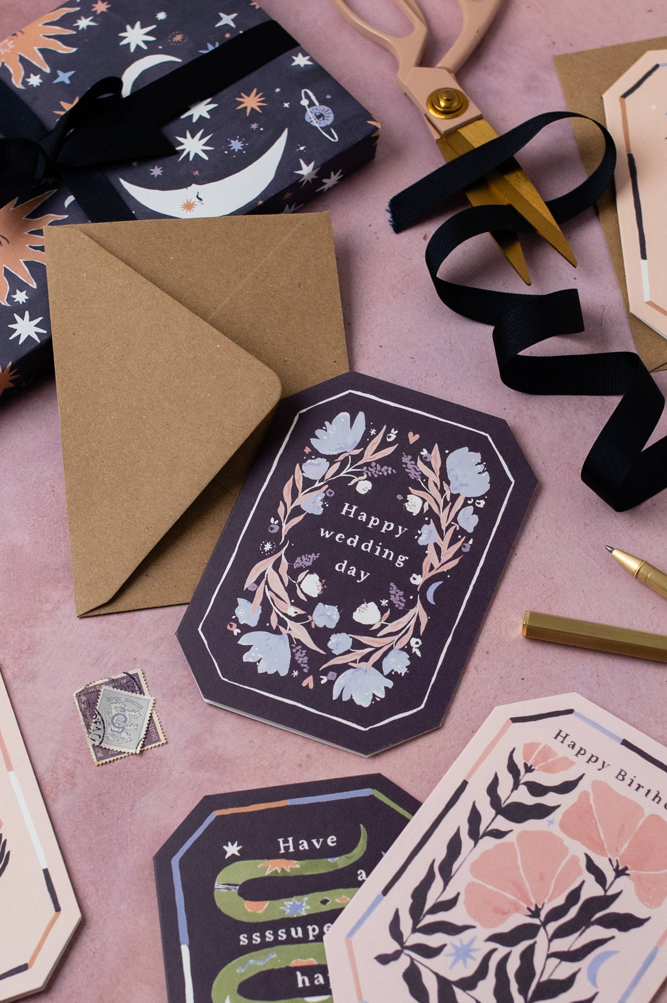 Sister Paper Co. - Wholesale Wedding Card - Floral Wedding Card | Shaped Greetings Cards | Wedding Cards6