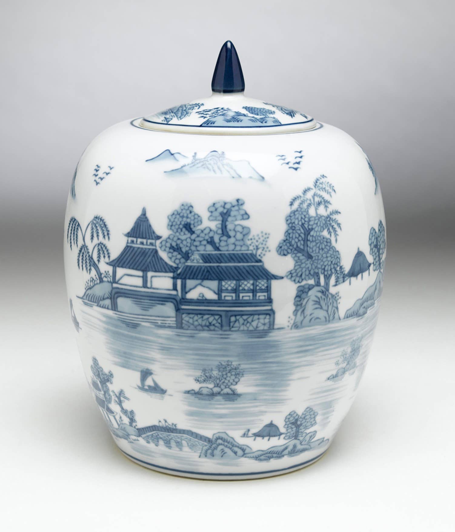 AA Importing - Wholesale Decorative Jar - Blue Willow Design 10" Ginger Jar0