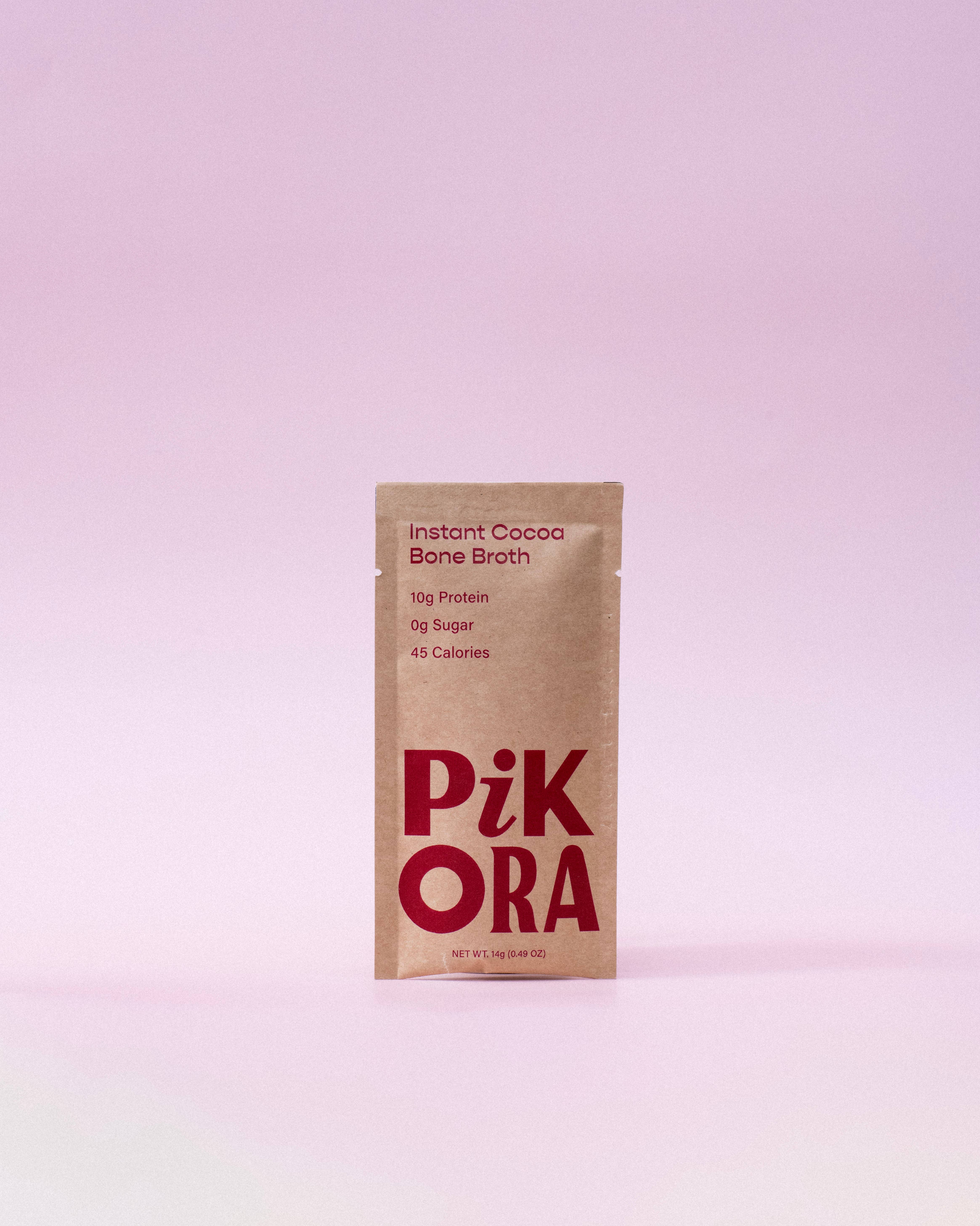 Pikora - Wholesale Powdered Health Drink - Cocoa Bone Broth (4 Single-Serve Sachets)2