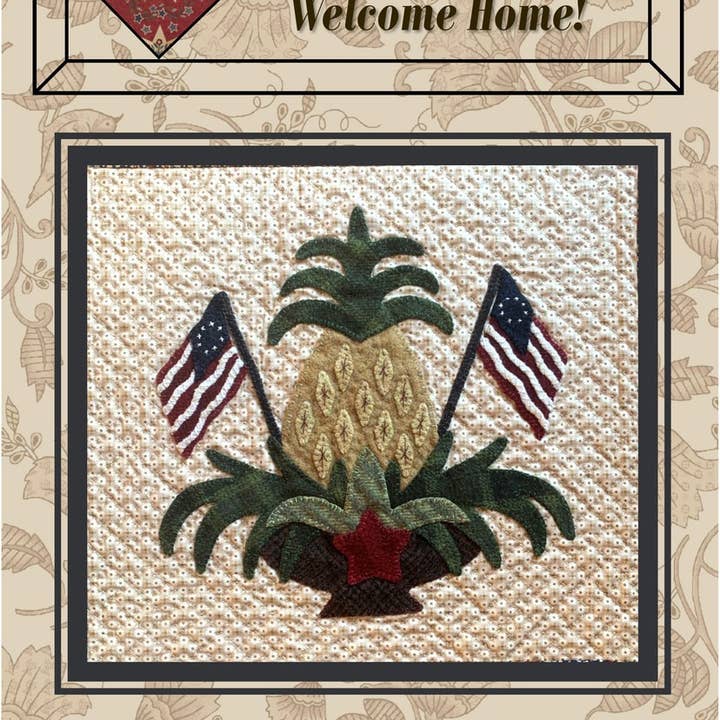 Traditional Primitives - Wholesale Craft Sewing Kit - Welcome Home Wool Applique Pattern
