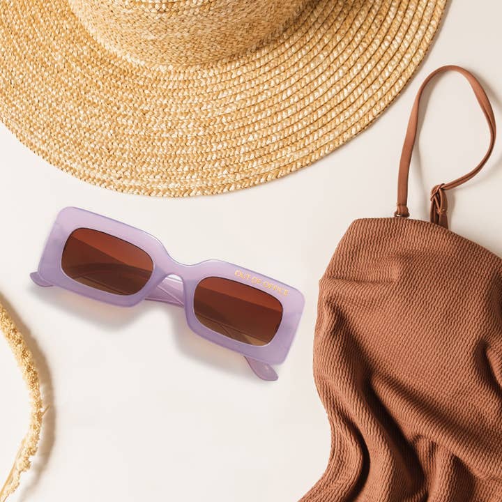 Gleam Eyewear - Wholesale Sunglasses - Women's - Out of Office Sunglasses | Purple3