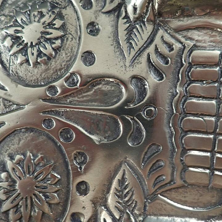 Ubud Glass - Vente Plateaux décoratifs - Plateaux de service en laiton mexicain - Beauté intemporelle pour des réceptions élégantes1