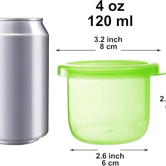 Youngever - Wholesale Food storage container - Youngever 9 Pack Plastic Jello Shot Cups(4 Ounce)1
