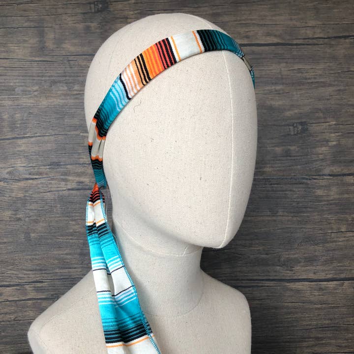 Blue Serape Gypsie for wholesale by MT Wild Rags