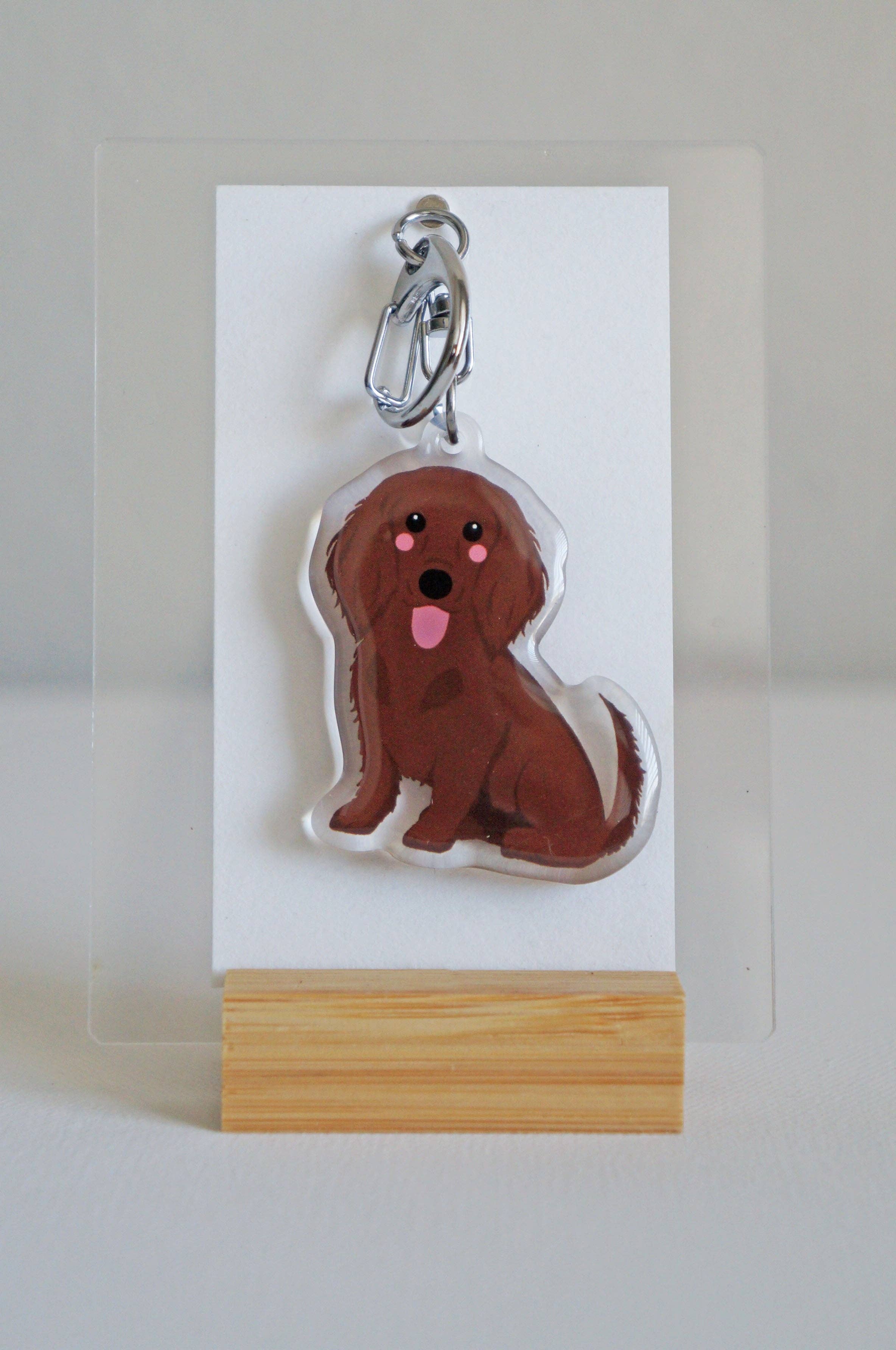 kiwi & WILLOW - Wholesale Keychain - Unisex - Dachshund Epoxy Keychain1