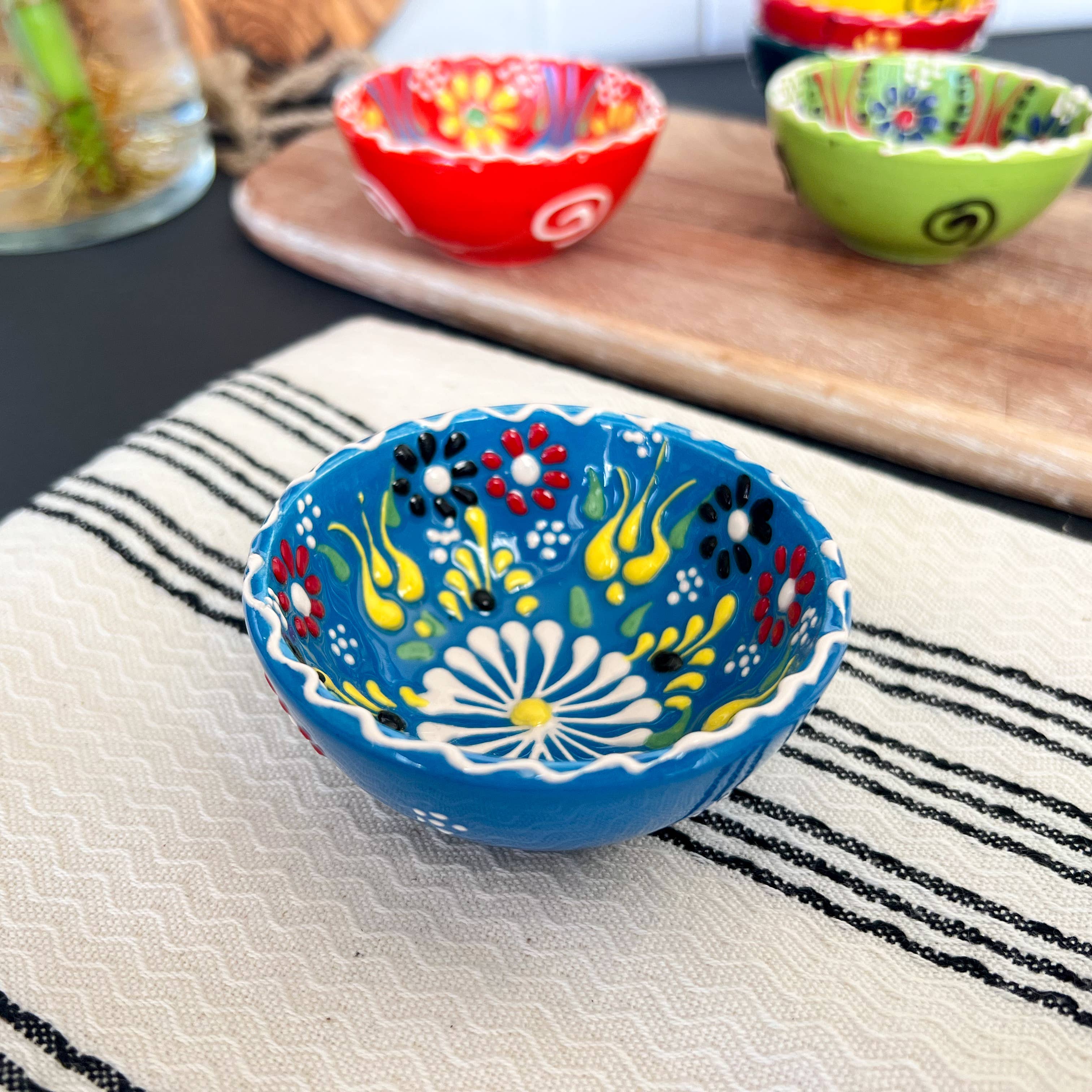 Umays Boho - Wholesale Bowl - Handpainted Ceramic Bowls, Small Tapas Bowls, Trinket Dishes12