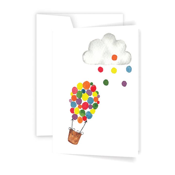 Ellen Walsh Designs - Wholesale Everyday greeting card - Hot Air Balloon Greeting Card0