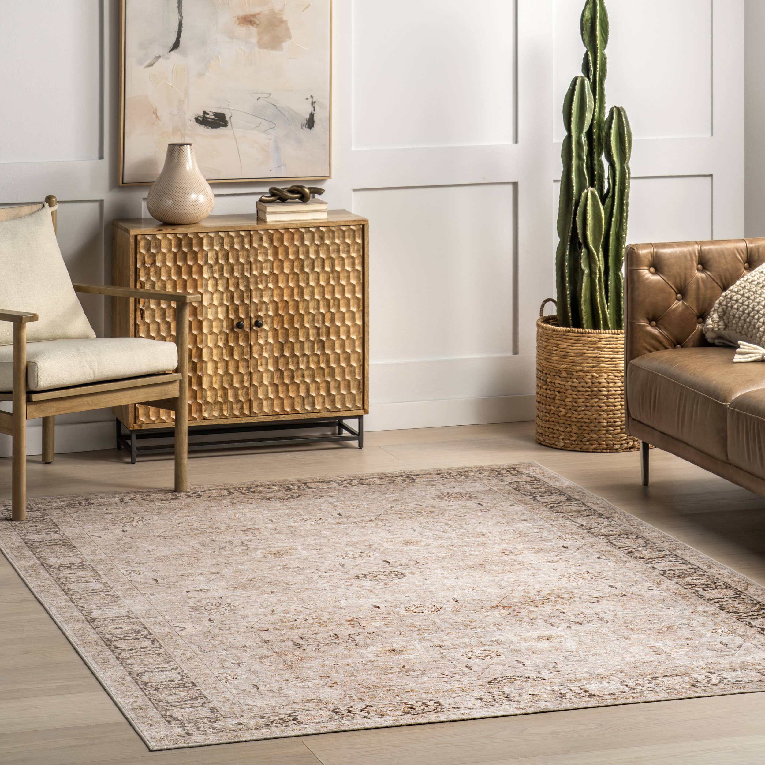 RUGS USA - Wholesale Area Rug - Bayberry Spill Proof Vintage Machine Washable Area Rug14