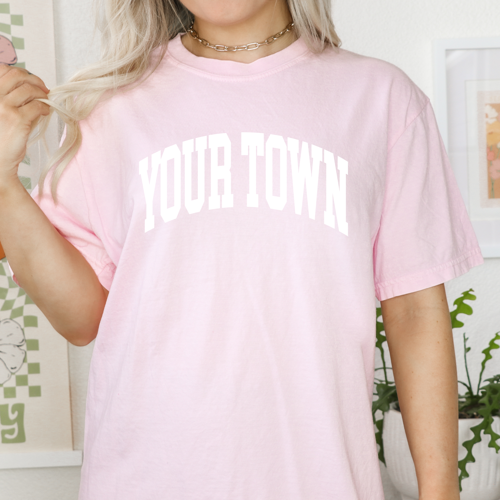 Faith & Life Christian Brands – Engroshandel T-shirt med print - Dame – Custom City Comfort Farver Heavyweight Hometown T-shirt21