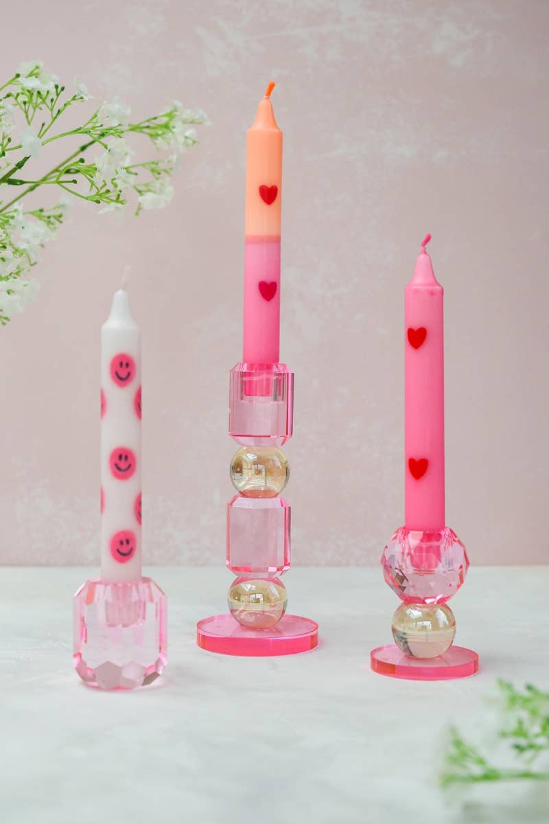 Aifcandles - Wholesale Taps toelopende kaars/kandelaar - Diner Kaars Heartbeat1