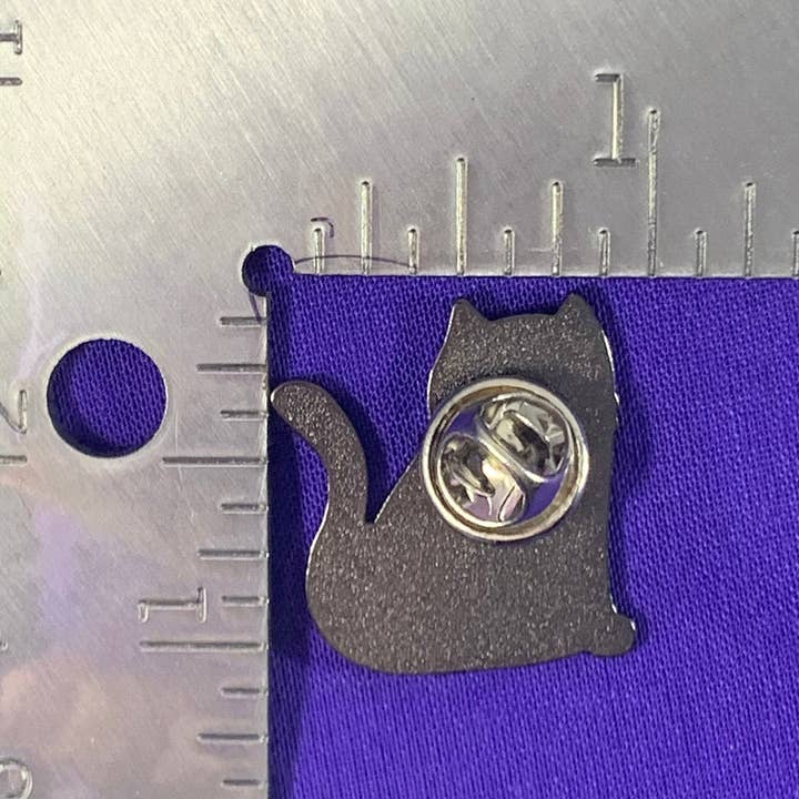 Snarky Pants Studios - Wholesale Lapel pin/button - Middle Finger Cat Enamel Pin, Gifts for Cat Lovers1