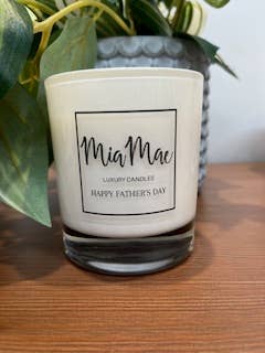 "Happy Father's Day" Candle for wholesale by MiaMae Luxury Candles