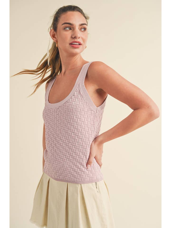 AEMI + CO – Tops – Mulher por atacado – Tanque de malha 360BN Gwenn 12